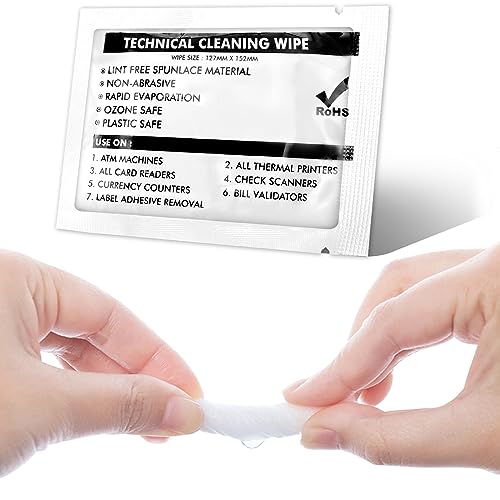 Technical Prep Pads Cleaning Wipes - 99.9% Electronic Cleaning Wipes, Multi-Purpose Non Woven Handy Wipes Cleaning Sheets for Surfaces, Printer, Industrial, Thermal Paste Remover (40PCS, 5"×6") - size: 40PCS