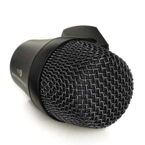 Sennheiser E 904 Dynamic Drum Microphone Bundle with Cable, Cloth | Optimized for Drums, Compact and Convenient, Robust Sound Quality, Mic Cable & Polishing Cloth Included