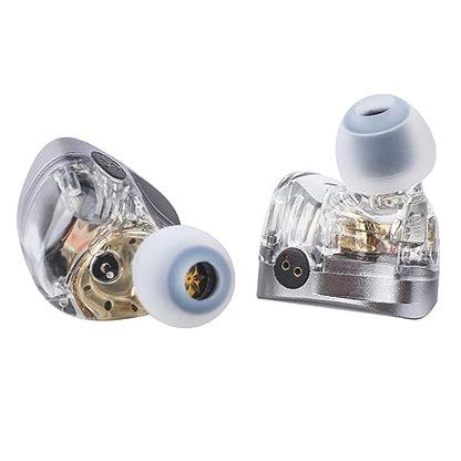 Linsoul 7HZ SONUS 1DD+1BA Dual Driver in Ear Monitor HiFi Wired Earbuds IEM - color: Grey
