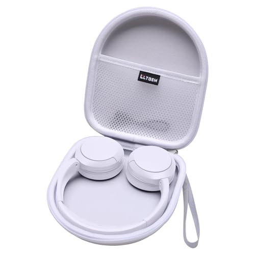 Case for Sony WH-CH520 Wireless Headphones White | Hard Carrying Travel Case for Sony WH-CH520 Wireless Headphones - color: White