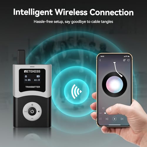 Retekess T130U(4nd Gen T130)Tour Guide System, Translation System(1TX 10RX) | for Factory, School, 200M, U-Band Digital Mode, with16 USB Charging Ports, 40H, Easy Operation, Wireless Connection - style: 1-10