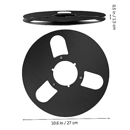 KICHOUSE Audio Take up Reel Aluminum Alloy Empty Tape Reel Recorder Accessory Low Noise High Output for Recording