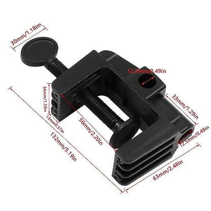 3 Pack Desk Lamp Swing Arm Clamp Replacement Clip Non-Marring Plastic Bracket Stand Base Holder for Desktop Architect Adjustable Gooseneck Table Lamp LED Light Microphone Camera Scissor Arms