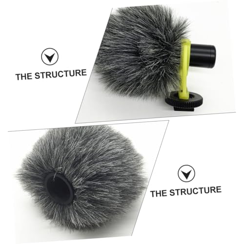 Microphone Windscreen Muff Cover for Camera Mic Protector Outdoor