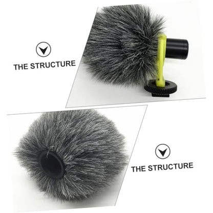 Microphone Windscreen Muff Cover for Camera Mic Protector Outdoor
