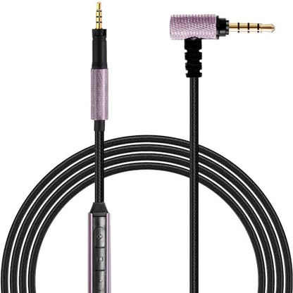 FAAEAL Audio Cable Compatible with Sennheiser Momentum 4 Momentum 3 Momentum 2.0 HD450BT PXC550 HD400S Headphones in-line Mic Control Headphone Cord for Musician Audiophile 4.9ft w/mic - style: 3.5mm w/mic
