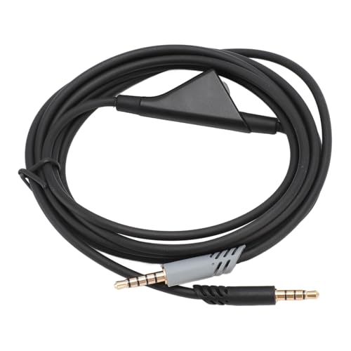 goodstumbler Headphone Sound Cable: Compatible with Logitech Astro A10 A30 A40 A40 TR, Replacement Gaming Headset with Inline Volume Control, Detachable Woven Audio Cable