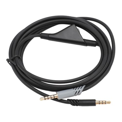 goodstumbler Headphone Sound Cable: Compatible with Logitech Astro A10 A30 A40 A40 TR, Replacement Gaming Headset with Inline Volume Control, Detachable Woven Audio Cable