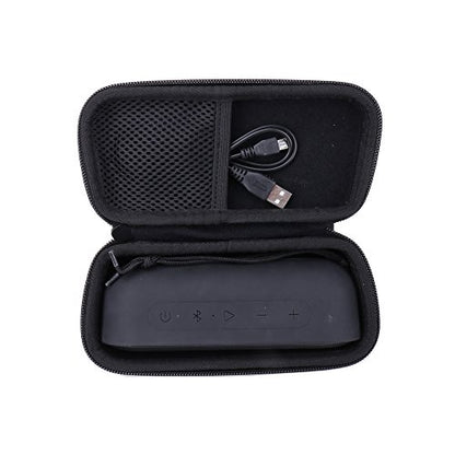 Aenllosi Hard Case Replacement for Tribit XSound Go Portable Bluetooth Speaker | EVA case construction, Water-resistant design, Dust-resistant design, Soft interior lining, Case only - color: Black