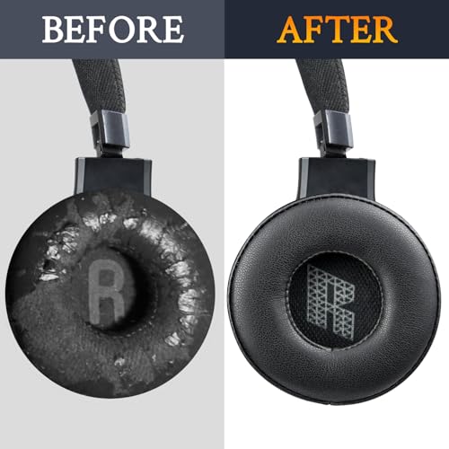 SOULWIT Earpads for JBL Live 670NC (Do Not Fit Tune 670NC) - Black - color: Black