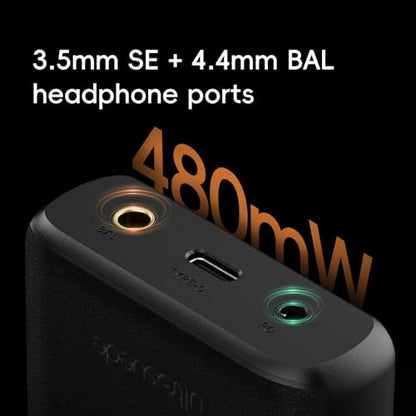 HiBy Music R3 Pro II Hi-Res Audio Player, Dual CS43198 DAC, 4×OPA1622 Amps, DSD256 MQA 8X, Bluetooth 5.1 WiFi Streaming, 3.5mm & 4.4mm Output, Touch Screen, 2TB Expansion - color: Black