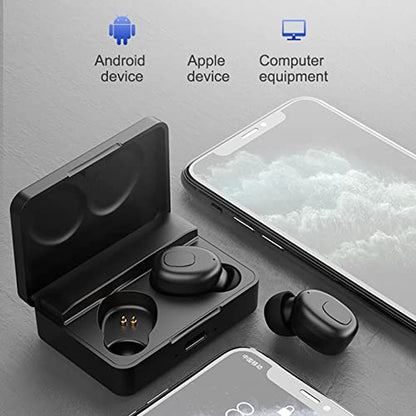 Wireless 5.0 in-Ear Gaming Earbuds Low Latency Gaming Earphones Headset Touch Control W/Mic Waterproof - Black 56X40X20Mm/Pink/56 * 40 * 20Mm (Black 56 * 40 * 20Mm)