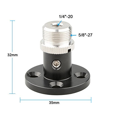CAMVATE Microphone Table Mount with 5/8"-27 Thread - 1193