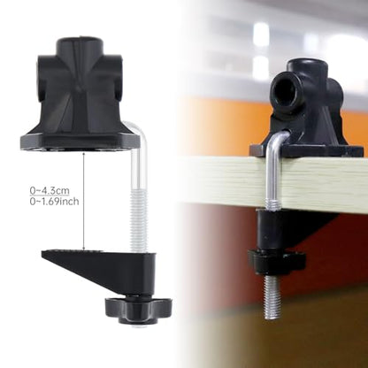 Universal Clamp for Desktop Mount Holder, Replacement Bracket Clamp C-Clamp For Mic Stand/Table Lamp Desk