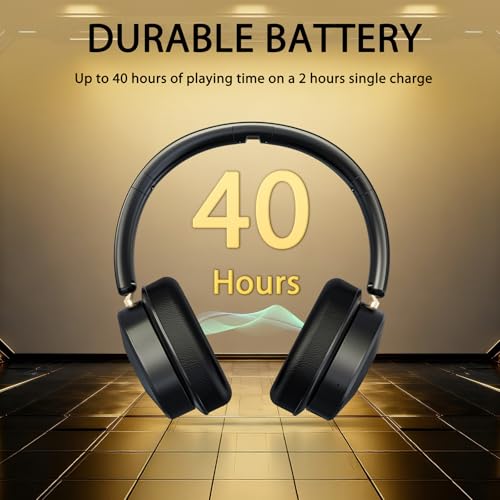 Wireless Headphones for TV, TV Headphones Wireless for Senior with Digital Optical RCA AUX 3.5 MM Transmitter Charging Dock, Over Ear Headphones with Low Latency & HiFi Sound, Gifts for Parent/Elderly