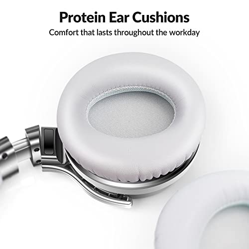 Million Sold 10 Years Classic E7 Active Noise Cancelling Headphones with Upgraded Noise Cancellation, Bluetooth Headphones Wireless with HD Sound Vivid Deep Bass, for Home Office Travel Gift Pcs - color: White, style: E7 Wireless Active Noise Cancelling H