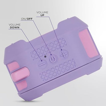Altec Lansing HYDRATREK Magnetic Bluetooth Speaker, Waterproof IP67, Portable Speaker, True Wireless Pairing, USB-C Quick Charge, 3.7V 400mAh Battery, Voice Assistant, Perfect for Any Adventure - color: Purply Pink
