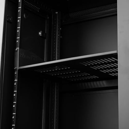Gator Rackworks Universal Rack Mounting Vented Accessory Shelf, 2U Size - 15" Deep (GRW-SHELFVNT2) - size: 2U Rack Space - Vented