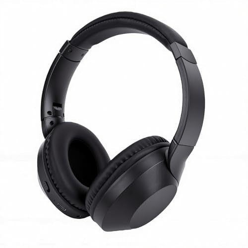Asixxsix Wired Wireless Over Ear Headphones with 40mm Drivers Deep Bass Stereo Sound 6.35mm to 3.5mm Jack, Bluetooth 5.4 60H Playtime Studio Monitor Headphones for PC Recording