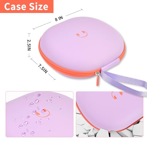 Comecase Headphone Case for JBL Tune 770NC，for JBL Live, 770NC, 660NC, 650B | Adjustable Divider, Cable Space and Carry Handle for Commuting, Gym and Travel, Students and Music Lovers, Case Only - Purple - color: Purple