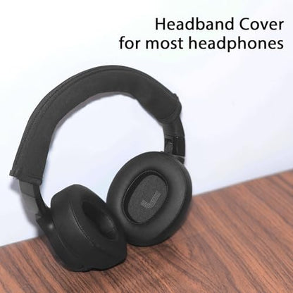 Adhiper Headphone Headband Cover Replacement Band Cushion for Audio-Technica ATH-M Series, Sony, Bose, Skullcandy, JBL, HyperX Headsets, Headband Protector Elastic Fabric with Zipper - 240 * 84mm