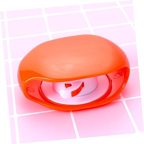 Vaguelly Automatic Cord Winder for Earphones and Data Cables Retractable Organizer Box for Travel Compact Storage Solution in Orange