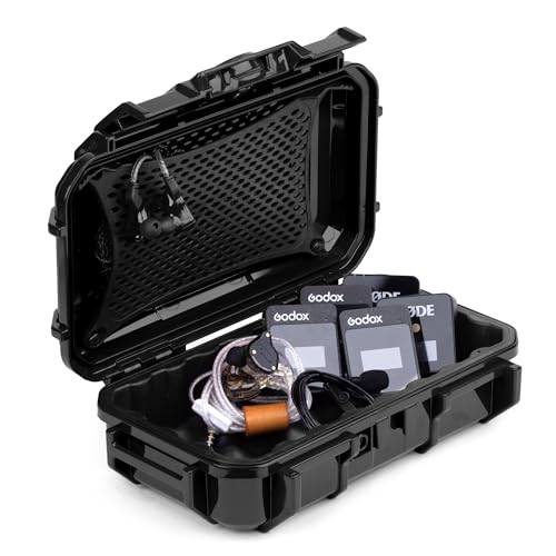 Evergreen | in Ear Monitor Protective Cases for IEM - Compatible with KZ ZS10 Pro, ZST, ZEX, AS10, AS16, ZSN Pro X, YINYOO, TANGZU, Moondrop, Shure SE215, Airpods (56 Black) - color: 56 Black