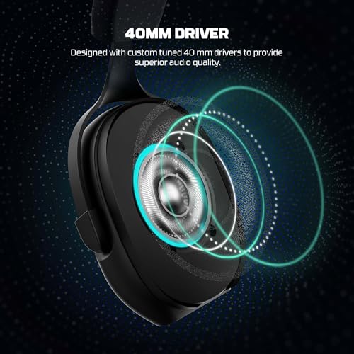 FANTECH Gaming Headset with 7.1 Virtual Surround Sound, Noise Cancelling Microphone, 40mm Drivers, USB Connection, in-Line Audio Control, Compatible with PC, PS4, PS5, Mac, Switch (White)