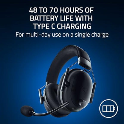 Razer BlackShark V2 Pro Wireless PlayStation Gaming Headset, Black - color: Black, style: PlayStation