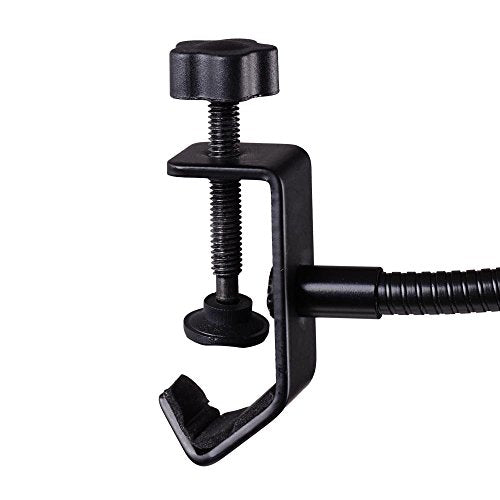 Microphone Pop Filter - ATM-01 Studio Microphone Pop Filter For Blue Yeti and other Microphone Dual Layered Wind Pop Screen - Flexible 360° Gooseneck Clip Stabilizing Arm by ATNY