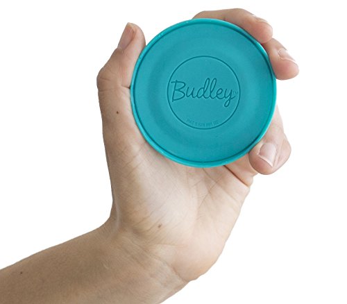 Budley - Tangle-Free Earphone/Earbud Case, Compact Storage System, Silicone (Teal, Set of 1) - color: Teal