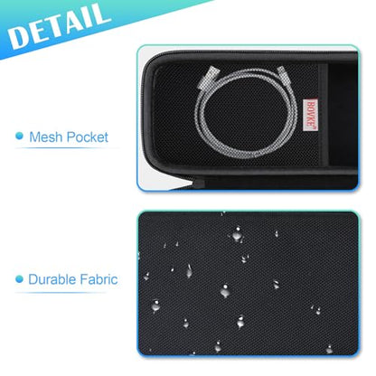 BOVKE Carrying Case for Bushnell Golf Wingman HD GPS Speaker, Portable Golf GPS Speaker Travel Storage Holder, Golfs Bluetooth Speaker Bag Organizer for Charging Cable Accessories, Black