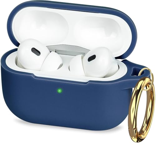 Case for Apple Airpods Pro 3 (2025) - VOTILE Airpods Pro 3 Cases Cover Women Silicone iPods Pro 3 Earbuds Charging Cases Girl Keychain for Airpod iPods Pro 3 Generation - Midnight Blue - color: # Midnight Blue, size: for AirPods Pro 3 (2025)