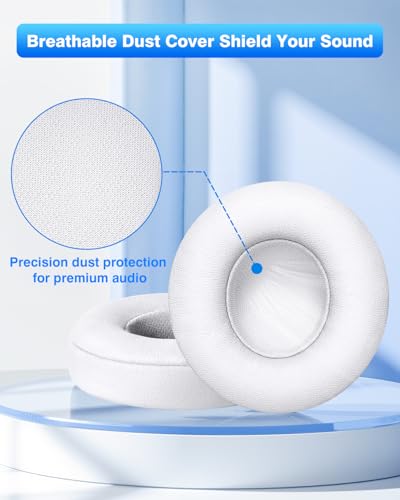 Link Dream Earpads for Beats Solo 3 & Solo 2 On-Ear Headphone - White - color: White