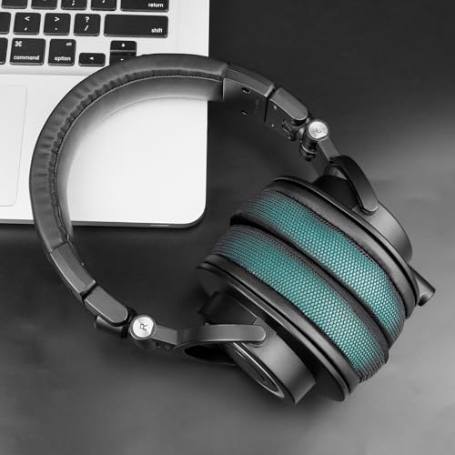 SOULWIT Earpads for ATH M50X/M40X, HyperX Cloud 2/3/Alpha, MDR-7506, Arctis 7/9/5/Nova 7/Pro Wired, G Pro X, Sennheiser HD280, Razer Kaira/Barracuda/Kraken Series, Turtle Beach Stealth,Cooling Gel-D G - color: Dark Green
