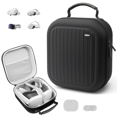 Hard Carrying Case for Meta Quest 3S/Quest 3/Steam Frame/Vision Pro Black - color: Black