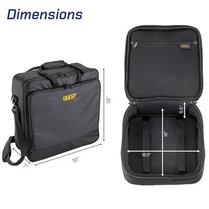 AURAY Nylon Padded Mixer Bag w Gear Protector, Fits Up to 18x18 inch Mixers