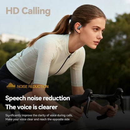 OceanSounds Open Ear Bluetooth Headphones, Wireless Ear Hook Design, Bluetooth 5.4, Secure Fit for Running, Workout, Cycling and Everyday Outdoor Use