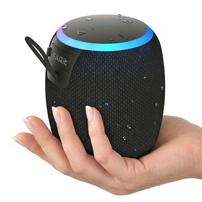 GEARit 15W Bluetooth Speaker, IPX6 Waterproof, RGB Lights, Beach & Travel | 10-Hour Battery, USB-C Charging, Bluetooth 5.3, TWS Stereo — Beach, Shower, Travel & Office, Hands-Free Calls - size: Portable - 16W