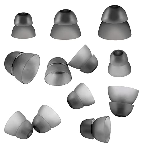 30 Pcs Silicone Hearing Aid Domes Hearing Aid Ear Domes Hearing Aid Power Domes Ear Tips for Resound Sure Fit Style RIC RITE and Open Fit BTE Hearing Amplifier(10mm,12mm,14mm) - color: Black(10mm,12mm,14mm)