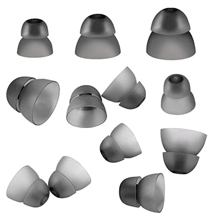 30 Pcs Silicone Hearing Aid Domes Hearing Aid Ear Domes Hearing Aid Power Domes Ear Tips for Resound Sure Fit Style RIC RITE and Open Fit BTE Hearing Amplifier(10mm,12mm,14mm) - color: Black(10mm,12mm,14mm)
