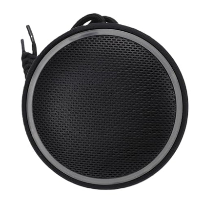 GOWENIC Bluetooth Shower Speaker, Bluetooth 5.3 Connection, IPX6 Water Proof, with Suction Cup and Hanging Rope, for Camping, Cycling or Poolside (Black) - color: Black