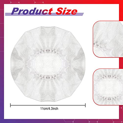 500 Pcs Disposable Headphone Covers, Non-Woven Sanitary Headphone Hygiene Covers for Over-Ear Headphones (8-11cm), Ideal for Gyms, Salons, Call Centers & Shared Headsets, White