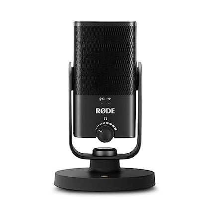 RØDE NT-USB Mini Versatile Studio-quality Condenser USB Microphone with Free Software for Podcasting, Streaming, Gaming, Music Production, Vocal and Instrument Recording,Black | Free Software for Podcasting, Streaming, Gaming, Music Production, Vocal and