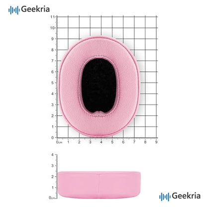 Geekria NOVA Replacement Ear Pads for Skullcandy Crusher Wireless, Crusher EVO, Crusher ANC, Hesh3, HeshEVO, HeshANC, Venue ANC Headphones Ear Cushions, Repair Parts with Video Guide (Pink)