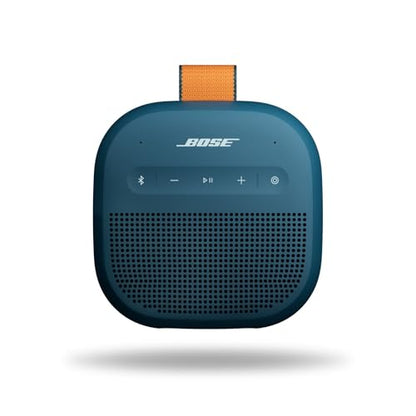 Bose SoundLink Micro Portable Bluetooth Speaker (2nd Gen), Wireless Outdoor Speaker, Up to 12 Hours Battery Life, Waterproof and Dustproof, Twilight Blue - Limited Edition Color | Bluetooth 5.4 speaker with IP67 rating and 12-hour battery for travel, hiki