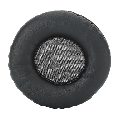 GOWENIC Replacement Ear Cushions, 75mm Headphone Earpads, Universal Ear Pads Covers for Headset, Black Foam Cushions Compatible with Most Headsets