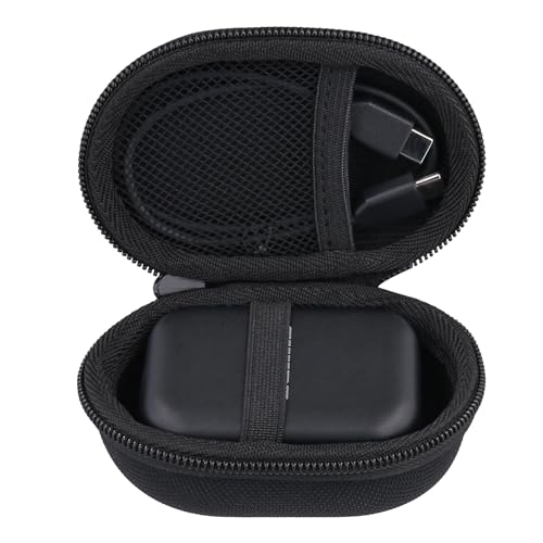 Aenllosi Hard Case for Shure MoveMic Two/Two Kit - Pro, Microphones,Black | EVA case construction, Water-resistant design, Impact-resistant design, Case only - style: For Shure Movemic Two-pro