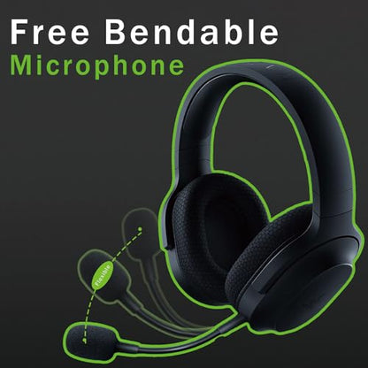 Mic Replacement for Razer Barracuda X Headset, 3.5mm Detachable Gaming Microphone Boom with Foam