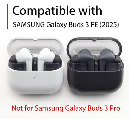 Replacement Ear Tips for Samsung Galaxy Buds 3 FE (2025) Earbuds | 6 Pairs (Black, Assorted S/M/L), Silicone Ear Tips, Not for Galaxy Buds 3 Pro